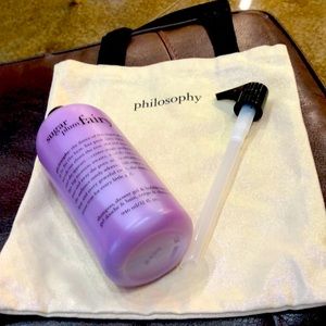 BRAND NEW philosophy sugar plum fairy body wash and bag